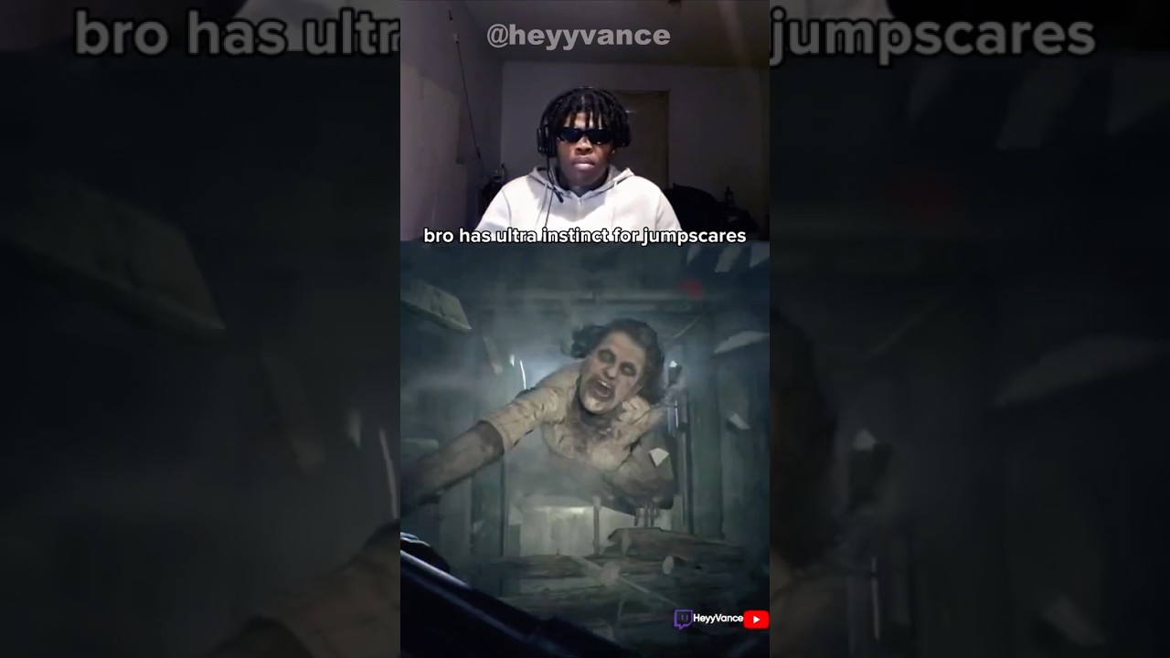Bro&rsquo;s the jumpscare whisperer 👻