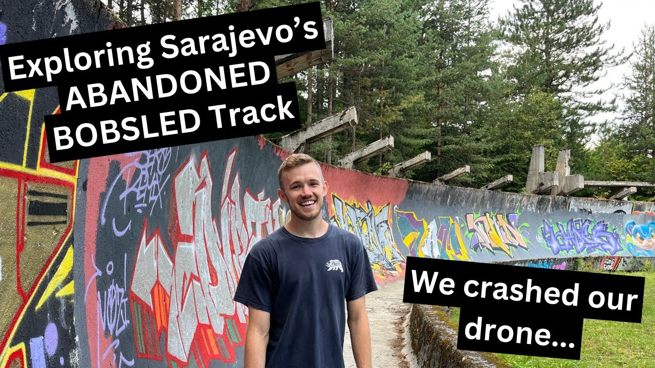 SARAJEVO'S ABANDONED OLYMPIC BOBSLED TRACK | Bosnia & Herzegovina Travel Vlog
