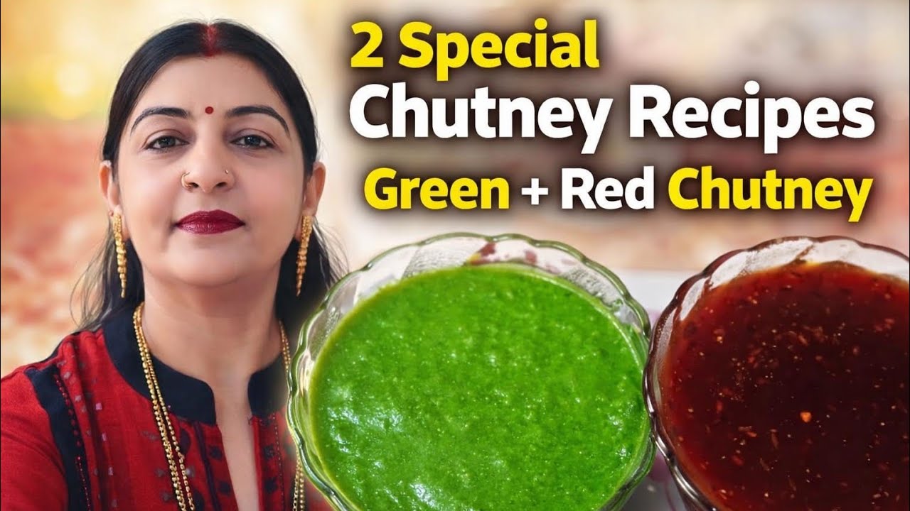Dhaniya Pudina ki Teekhi Chatni & Imli ki Khatti Meethi Chatni | 2 Special Chutney Recipes |