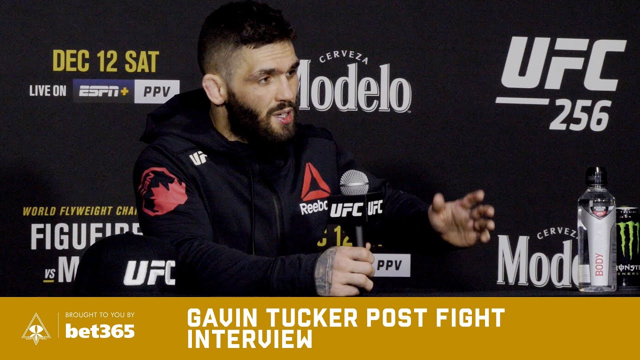 GAVIN TUCKER POST FIGHT INTERVIEW - UFC 256
