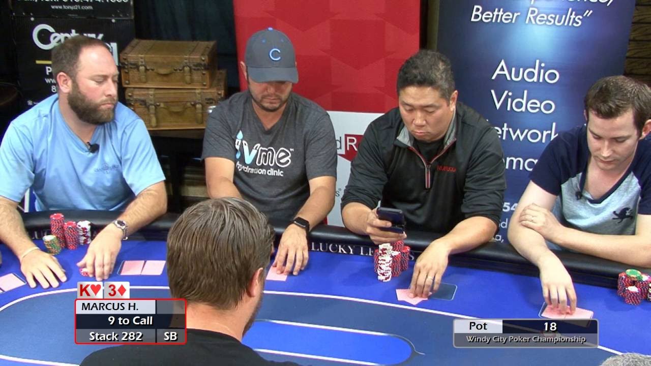 Windy City Poker Championship $1/$2/$5 TV Cash Game July 2016 Part 1