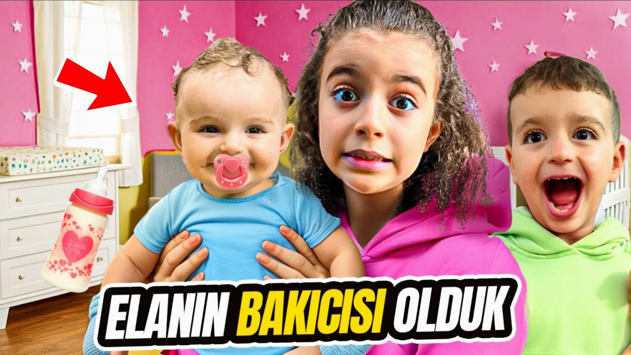 POYRAZ ELİF 24 SAAT ELANIN BAKICISI OLDU!!!ZOR GÖREVDEN KAÇTIK!!!!!