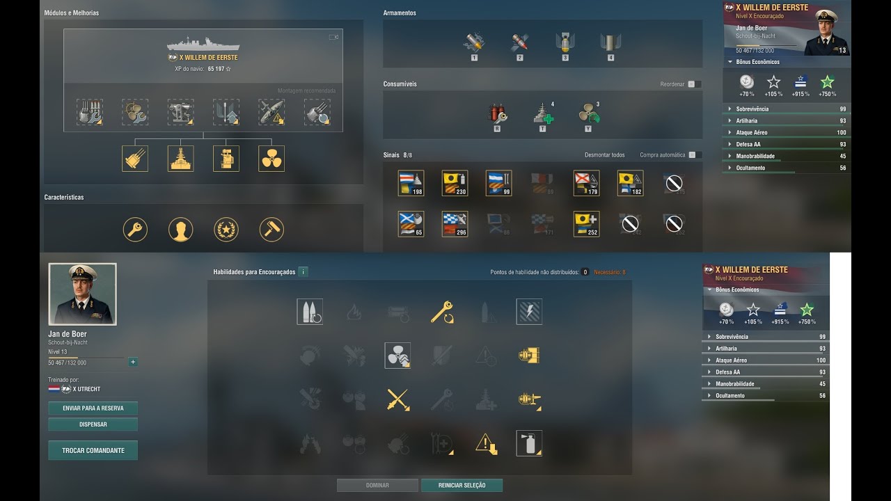 Ranked Battles - Couraçado Willem de Eerste nível X (WoWs)