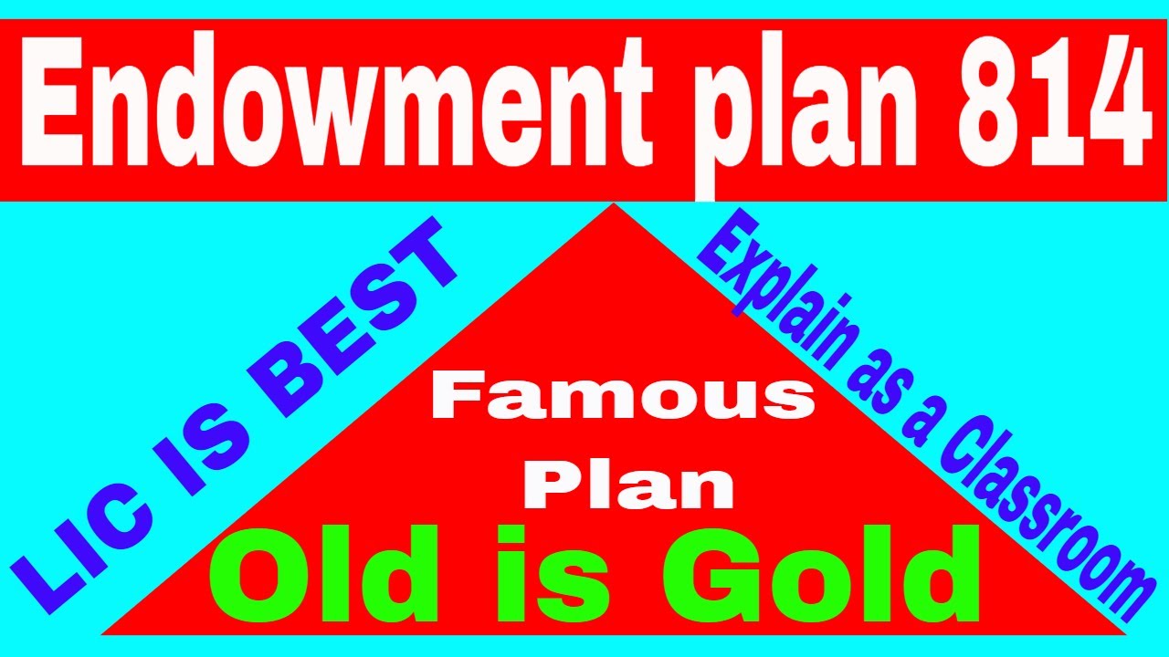 LIC New Endowment Plan  814 Full Video ||