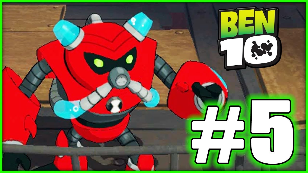 BEN 10 Gameplay Walkthrough - Part 5 - New Water Alien! (HD With Blitzwinger)