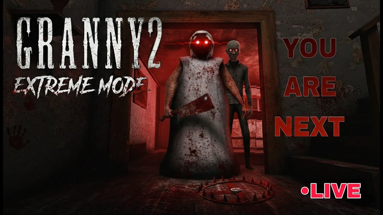 I trapped with a literral demon. (granny 2 extreme mod )  #granny  #shortslive #grannyLive