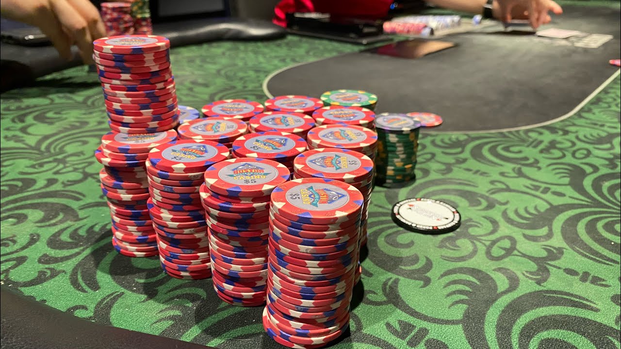 MASSIVE POT! 3-WAY All In with a FULL HOUSE!