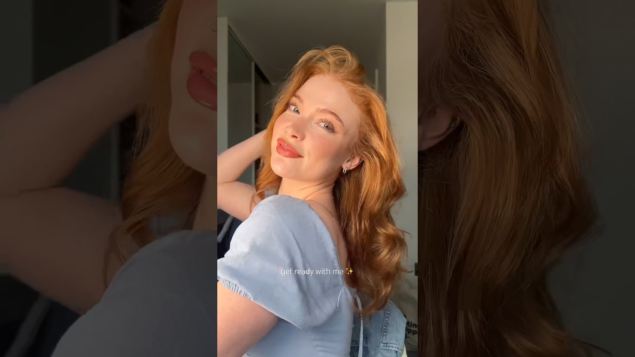 Get ready with me, some natural pale friendly makeup #makeuptutorial #grwm  #redhead #naturalmakeup