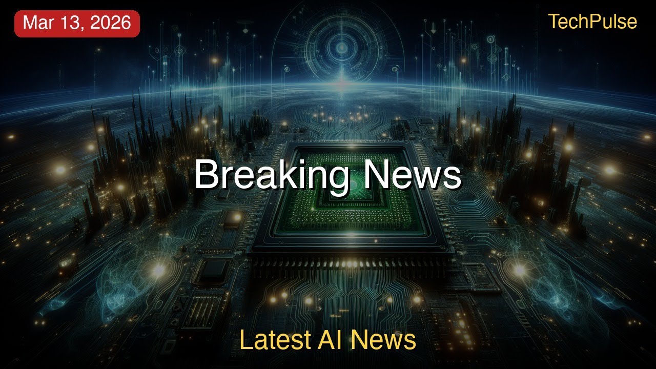 Latest AI News | 13th Mar 2026 (EDT) | AI News March 13, 2026: Nvidia GTC, Meta AI Marketplace and L