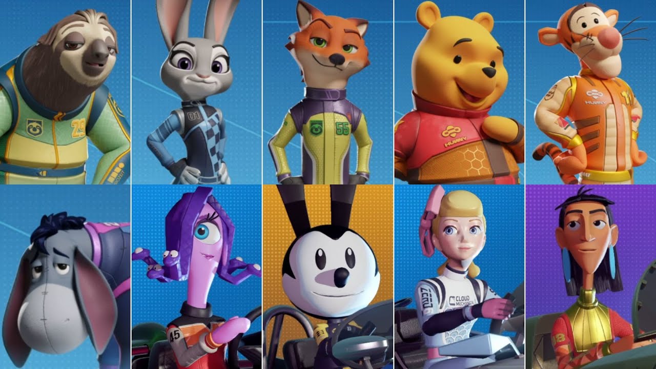 Disney Speedstorm (PC) // Online Races - Season 17 Zootopia (Flash - Kuzco)