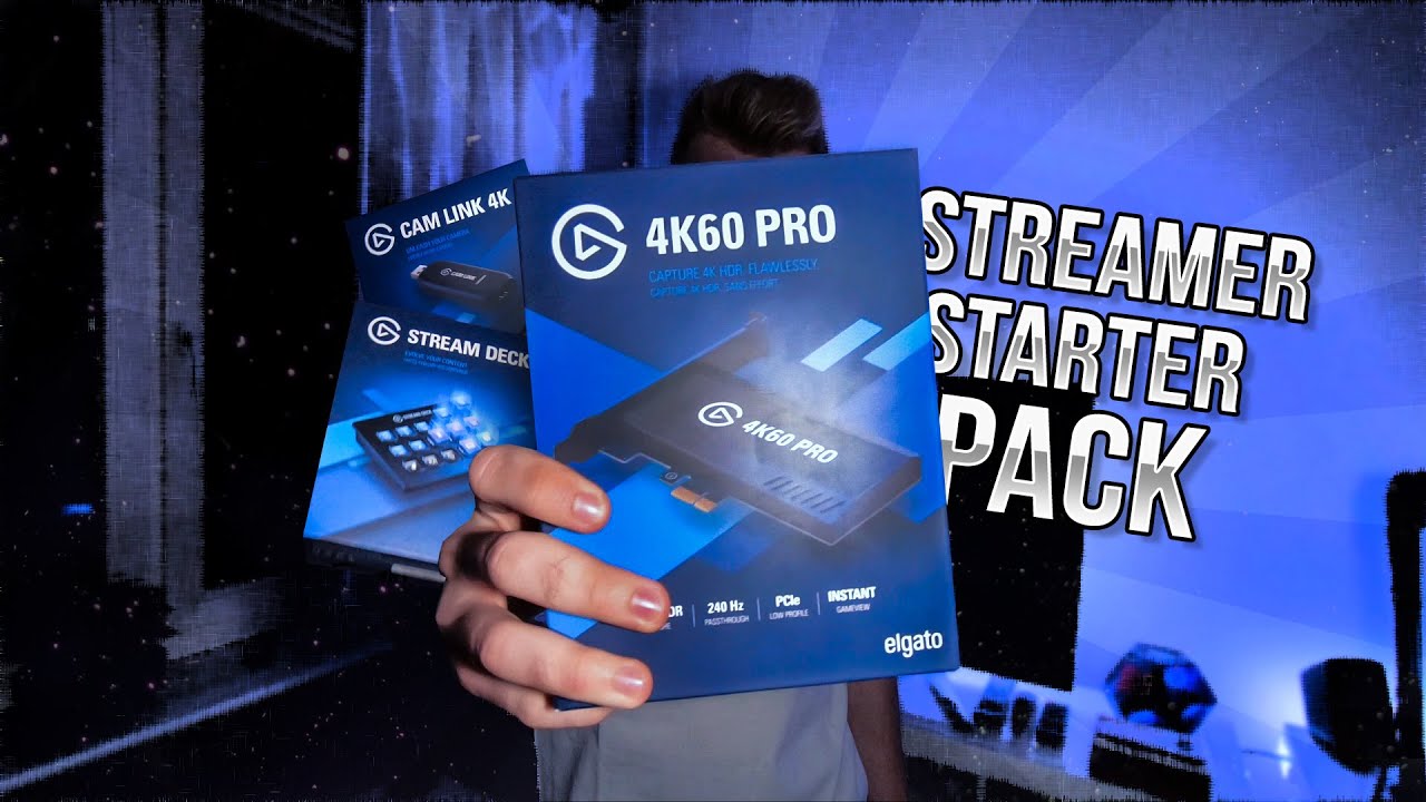 STREAMER STARTER PACK, czyli UNBOXING! - Elgato 4k60 Pro | Elgato Stream Deck | Elgato Cam Link 4K 😍