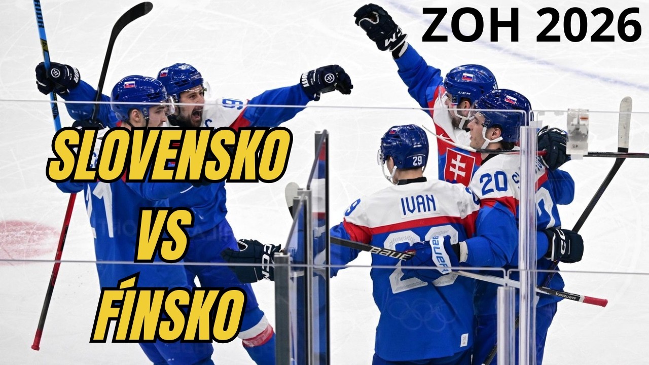 Slovensko vs F&iacute;nsko-ZOH 2026-HISTORICK&Eacute; V&Iacute;ŤAZSTVO!! 