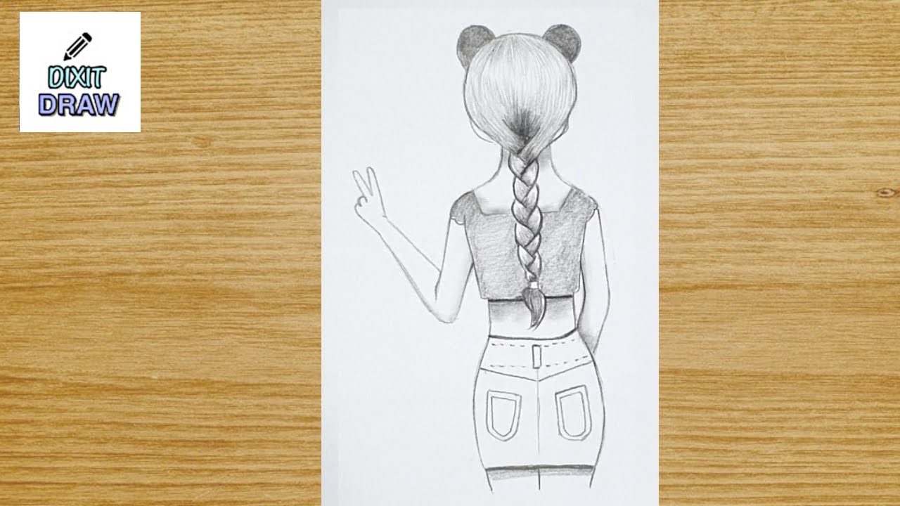 EINFACHE KUNST : WIE ZEICHNET MAN EIN TUMBLR M&Auml;DEL MIT LANGEN HAAREN