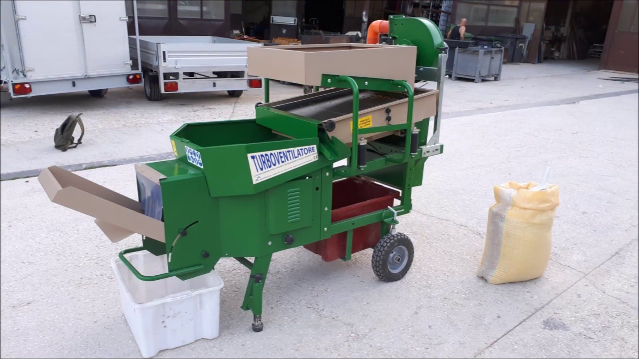turboventilatore, defogliatore, cernitrice, vaglio,  pulizia cerali e legumi