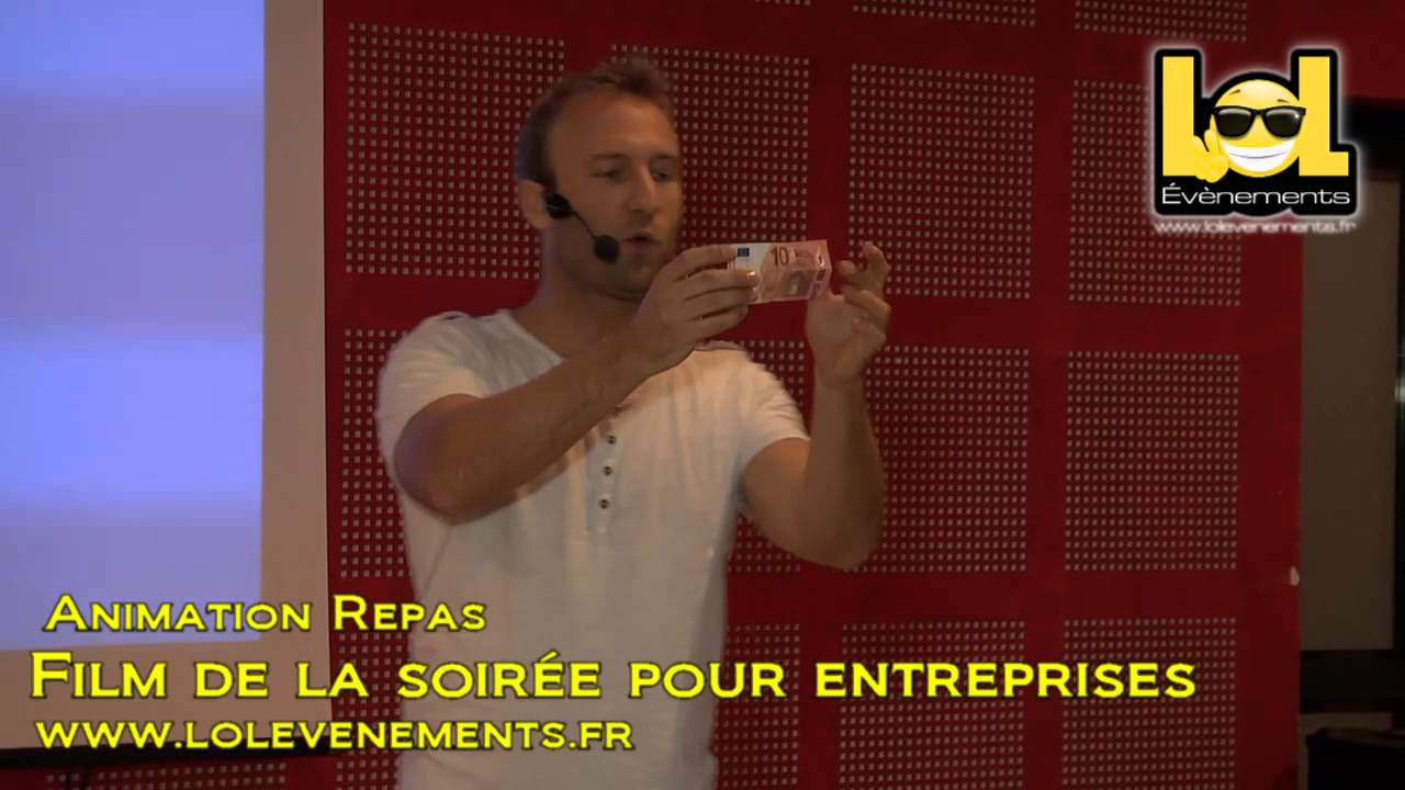 Animations et film de votre soir&eacute;e d'entreprise