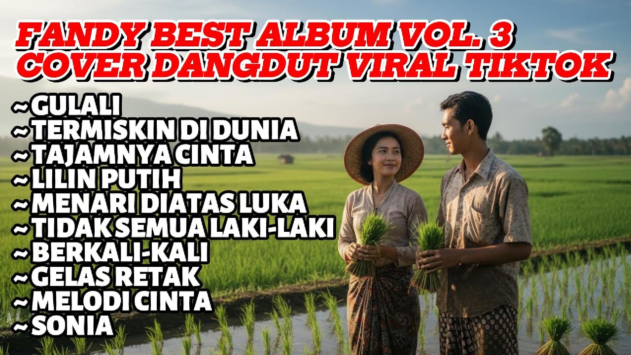 Fandy Cover Dangdut Vol. 3, Gulali, Tajamnya Cinta, Menari Diatas Luka, Tidak Semua Laki-Laki, ...