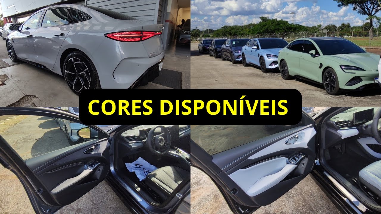 BYD SEAL - CORES DISPONÍVEIS DE PINTURA E INTERIOR | QUAL A MAIS BONITA?