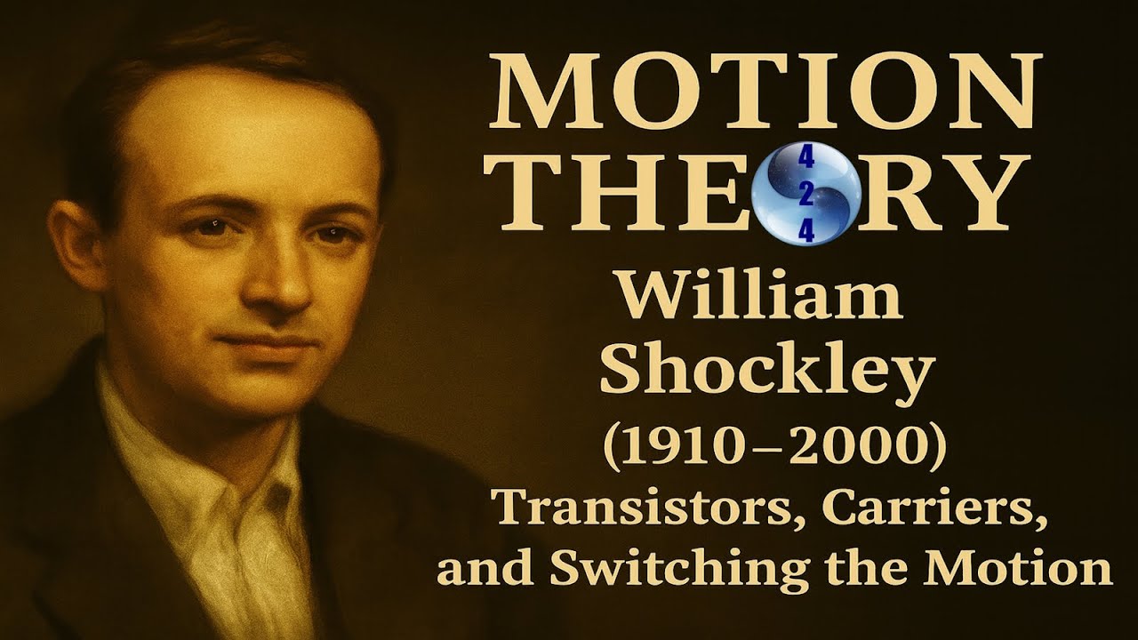 William Shockley (1910–1989) — Transistors, Carriers, and Switching the Motion