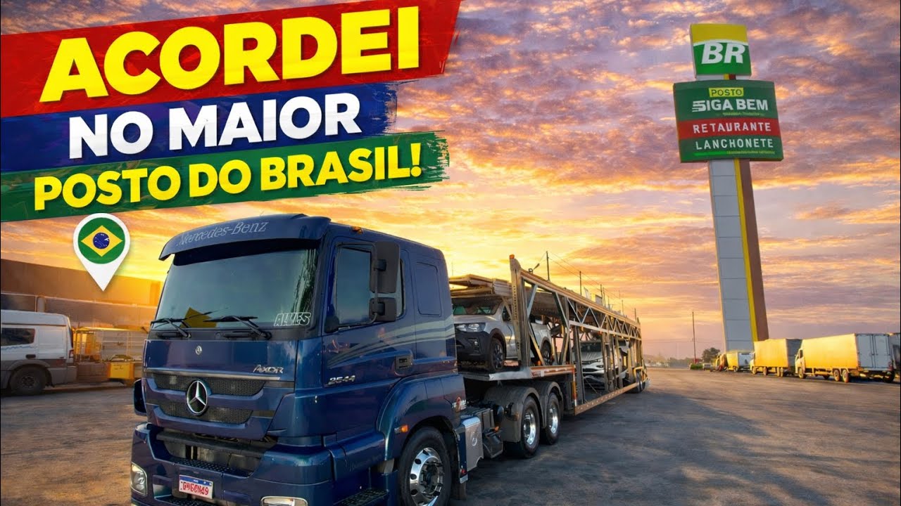 ACORDEI NO MAIOR POSTO DO BRASIL -PASSANDO NO TREVO DO IBÓ🚀