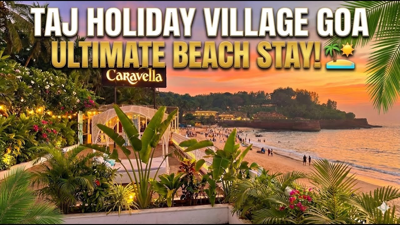 Is This the BEST Sunset in Goa? 🌅 Taj Holiday Village Stay & Review