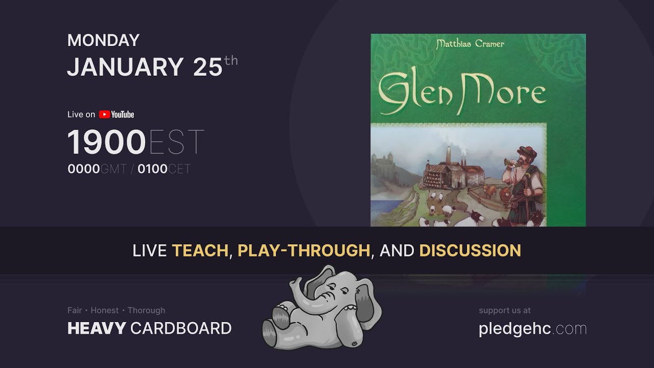 Glen More - 4p Teaching, Play-through, & Round table by Heavy Cardboard