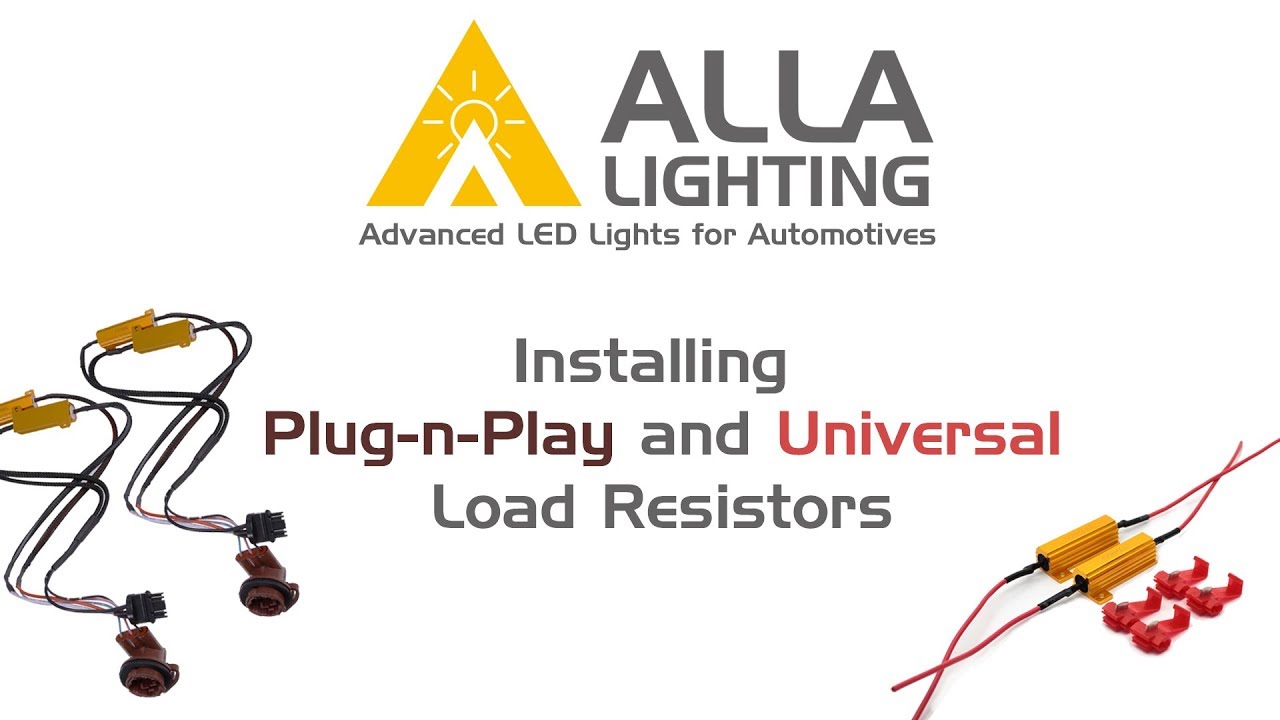 How to Install LED Resistors Fix Turn Signal Hyper Flash/Error Code?