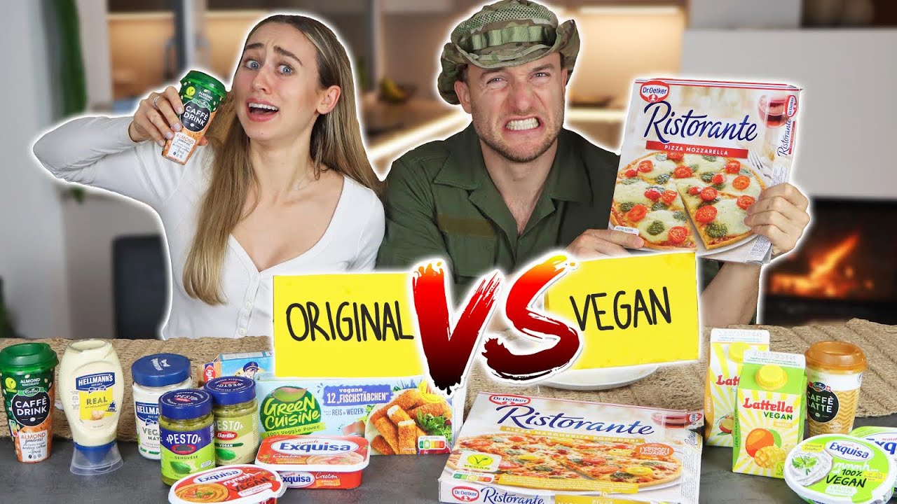 ORIGINAL gegen VEGAN - Was schmeckt besser? | Blind testen mit Sascha!