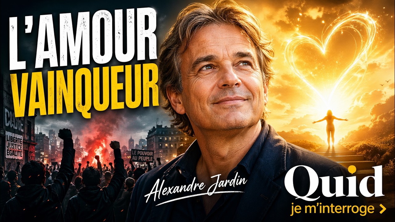 PHILOSOPHIE: ✊ ALEXANDRE JARDIN : L’AMOUR EST LA PLUS GRANDE DES RÉVOLTES ! ❤️