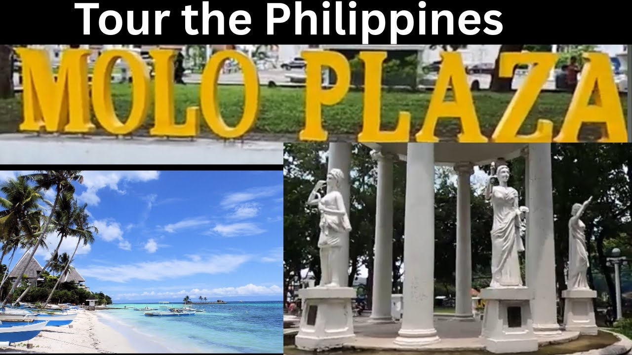 EP92 Walking tour Philippines  Molo Plaza Traveling Iloilo Filipina travel Tourist haven