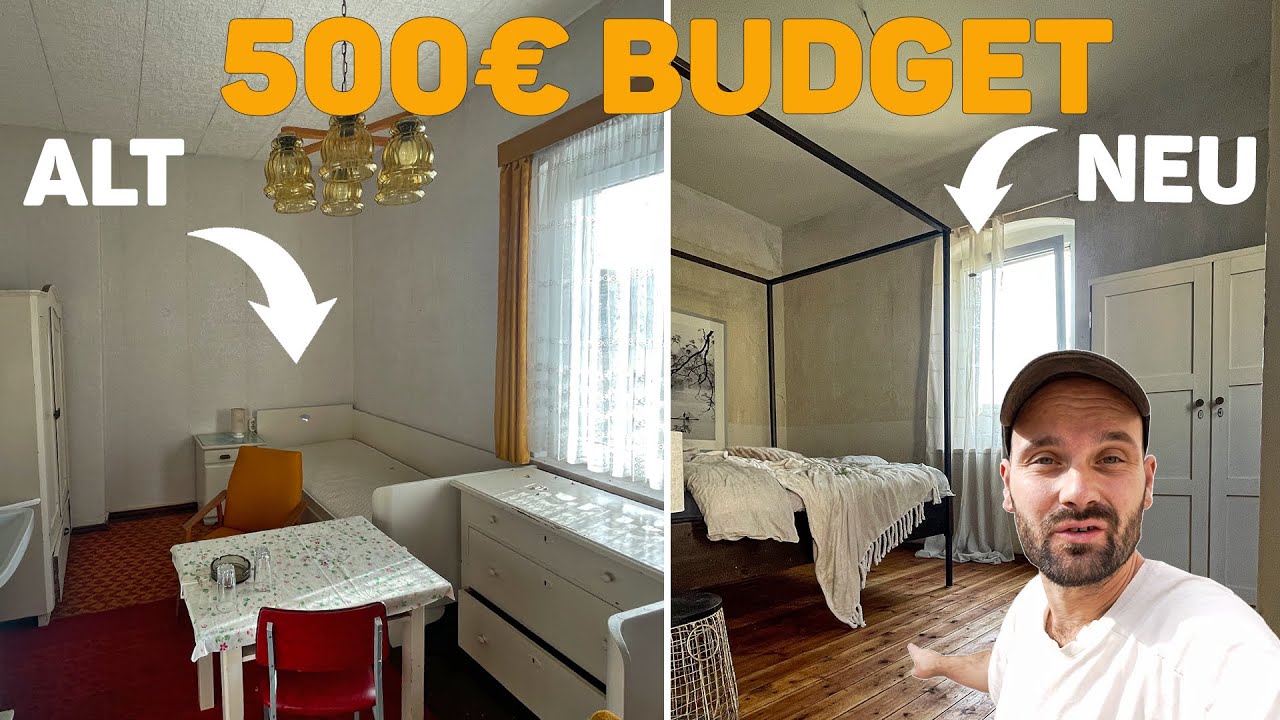 Wie wir mit 500€ Budget ein altes Haus renovieren = PERFEKTES Ergebnis!!