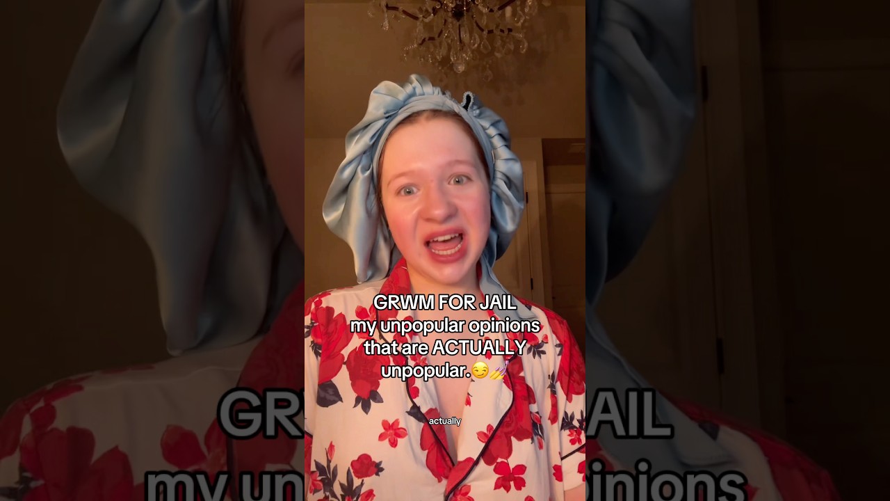 GRWM for jail feat. my UNPOPULAR opinions😅😉 #unpopularopinion #grwmforschool #grwmmakeup #grwm