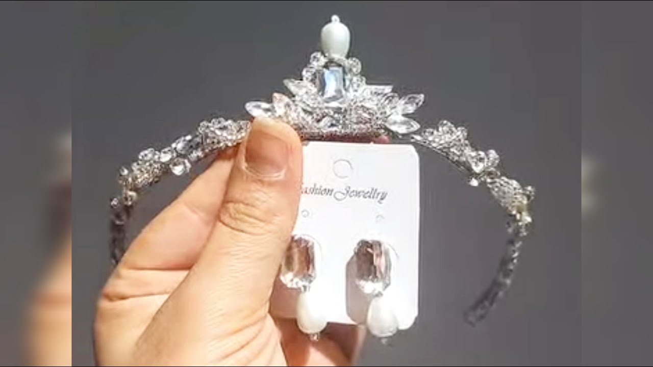 DIY Luxury Crown Earrings – Creative & Elegant Idea 💎