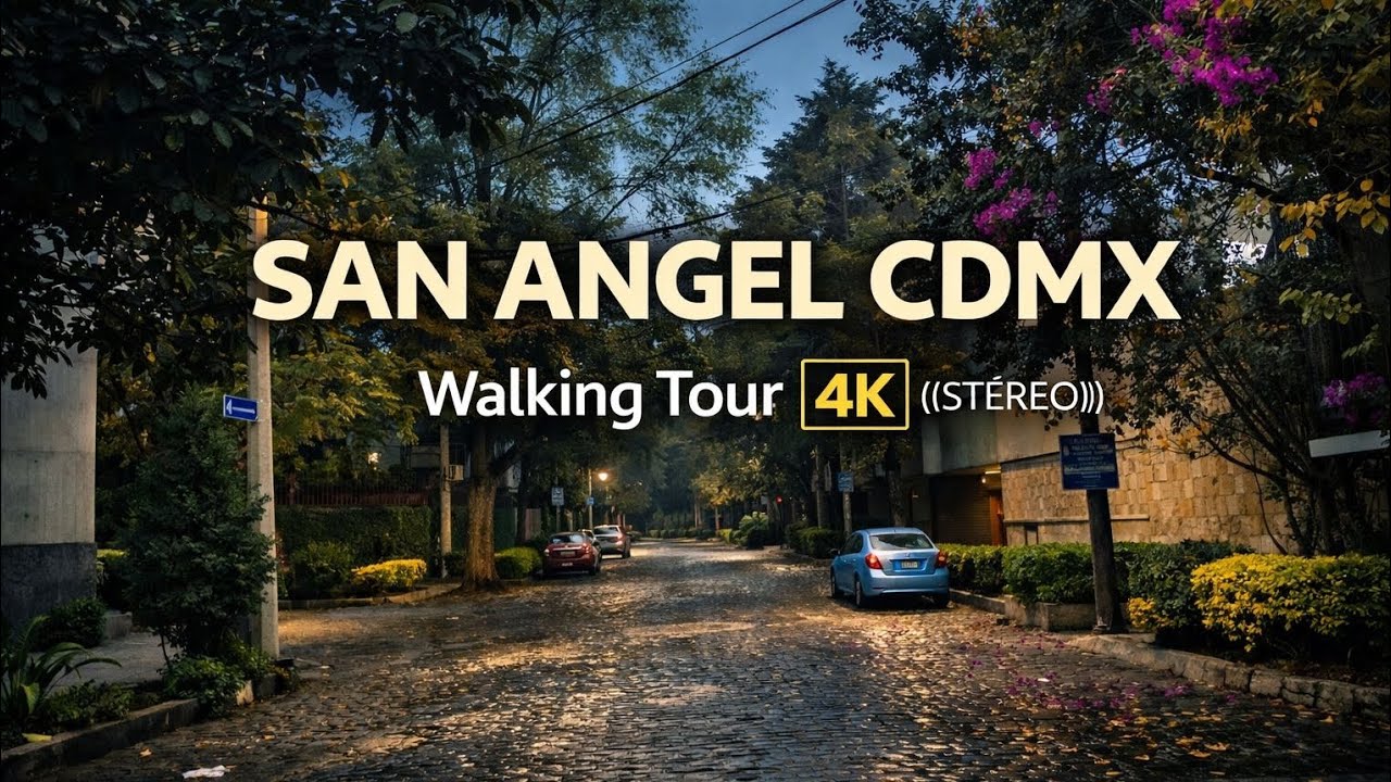 Walking Through San Ángel, Mexico City 🇲🇽 | Colonial Charm in Stunning 4K