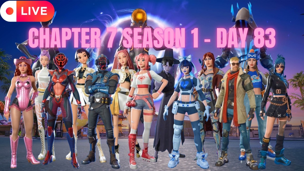 Fortnite Battle Royale Live🔴|Pacific Break| Day 83 |Chapter Seven Season 1|2026|Stream|