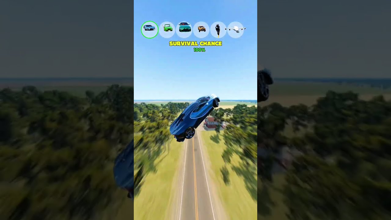1000 MPH Pigeon Car vs Airbus A380 😱| BeamNG.drive 🤯💀💥