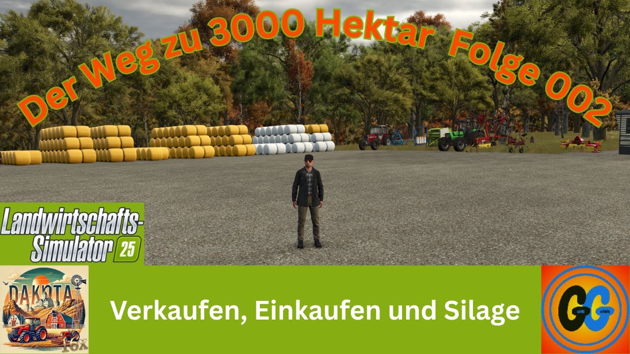LS25 Dakota 16x Verkauf, Einkaufen und Silage  #002 #ls25 #letsplay #deutsch #german