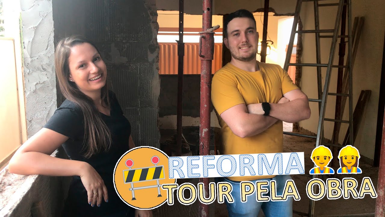 TOUR PELA OBRA - PASSO A PASSO DESTA REFORMA COMPLETA