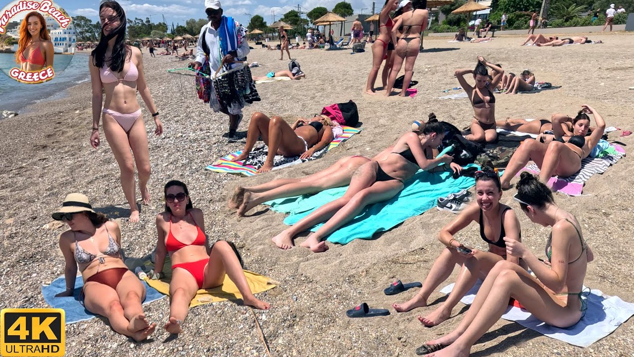 🌴Скрытая жемчужина Афин🌊 | Прогулка по пляжу Глифада 🇬🇷