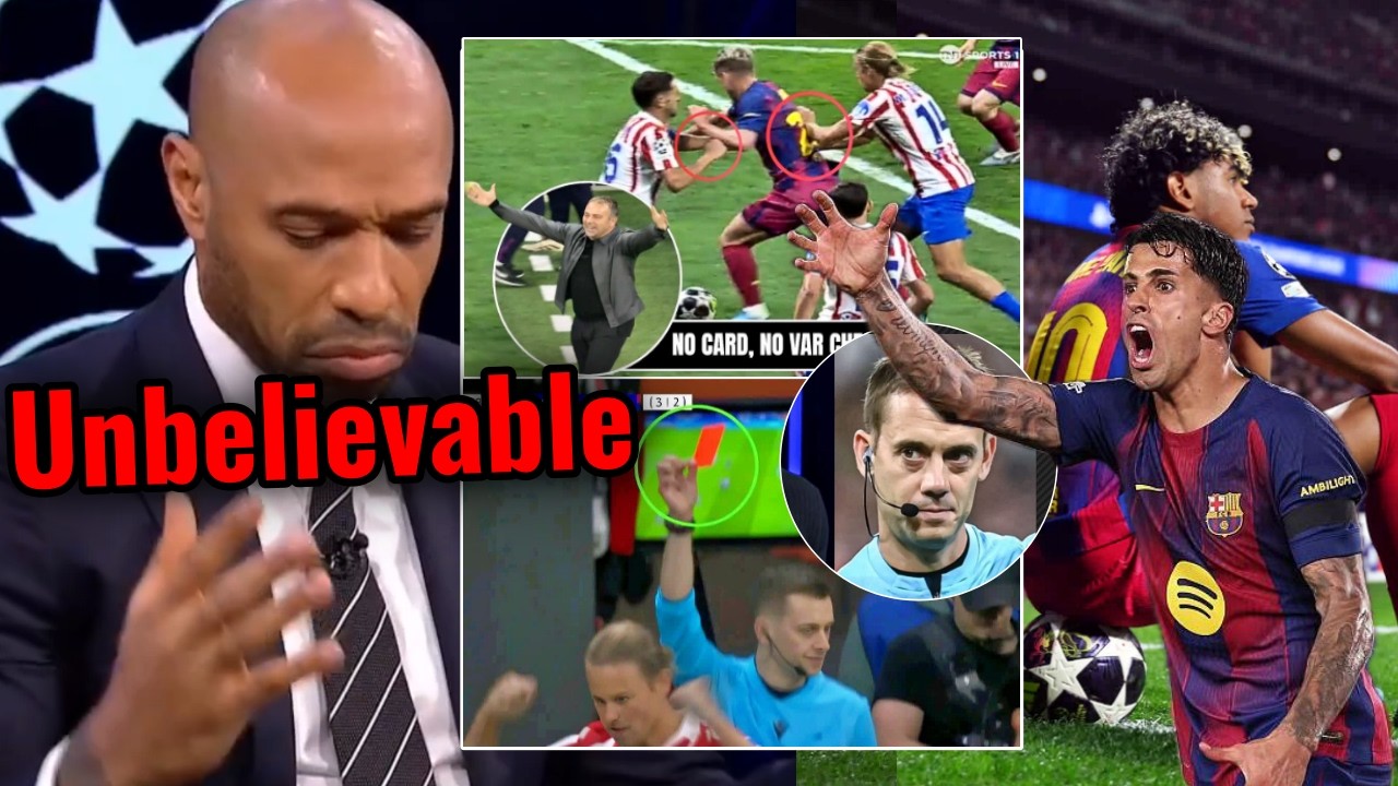 Thierry Henry DOES NOT STAY SILENT AND EXPOSES THE FARCE AFTER BARCA WERE ROBBED IN THE CHAMPIONS