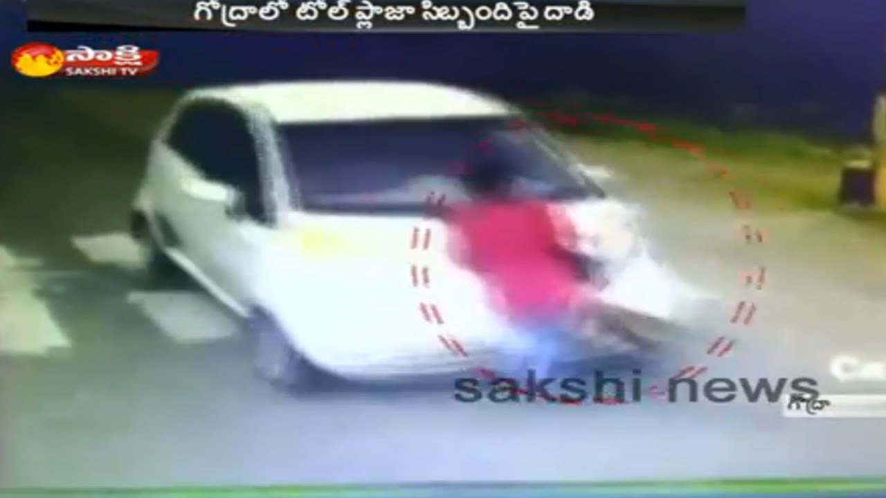 Caught on Camera: Driver Drags Toll Plaza Employee on Car's Bonnet