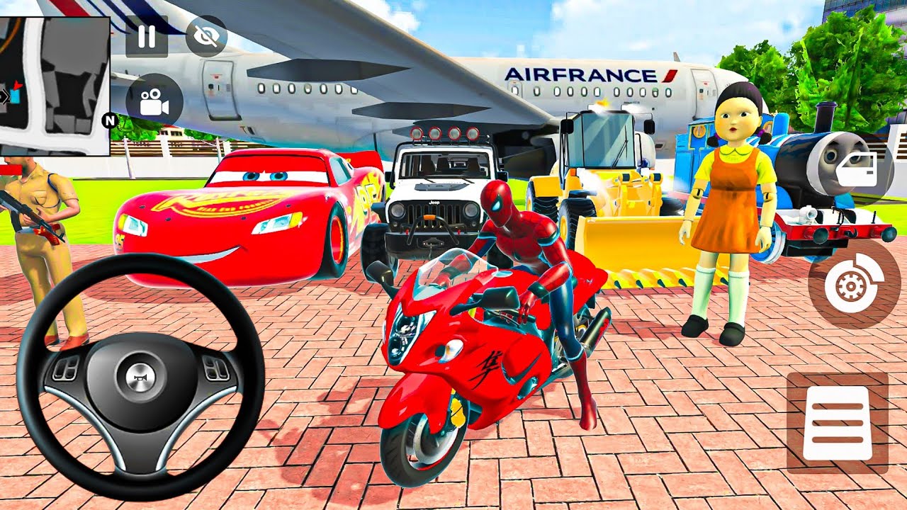 🐝 Indian Thift Auto Android Game 🌿 Monster Spiderman & Super Car🏎️💨 Modify All Car & Bike Showroom 🎮