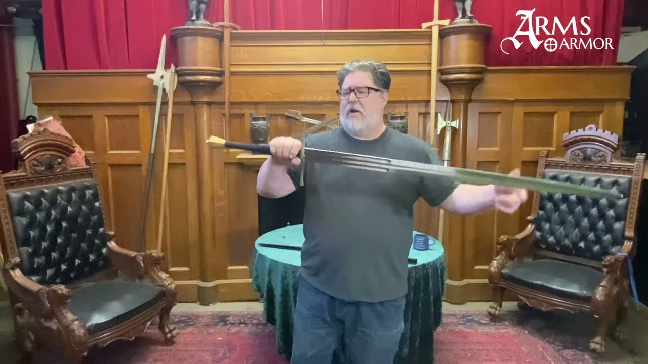 TypeXX Longsword with bronze rubbed hilt