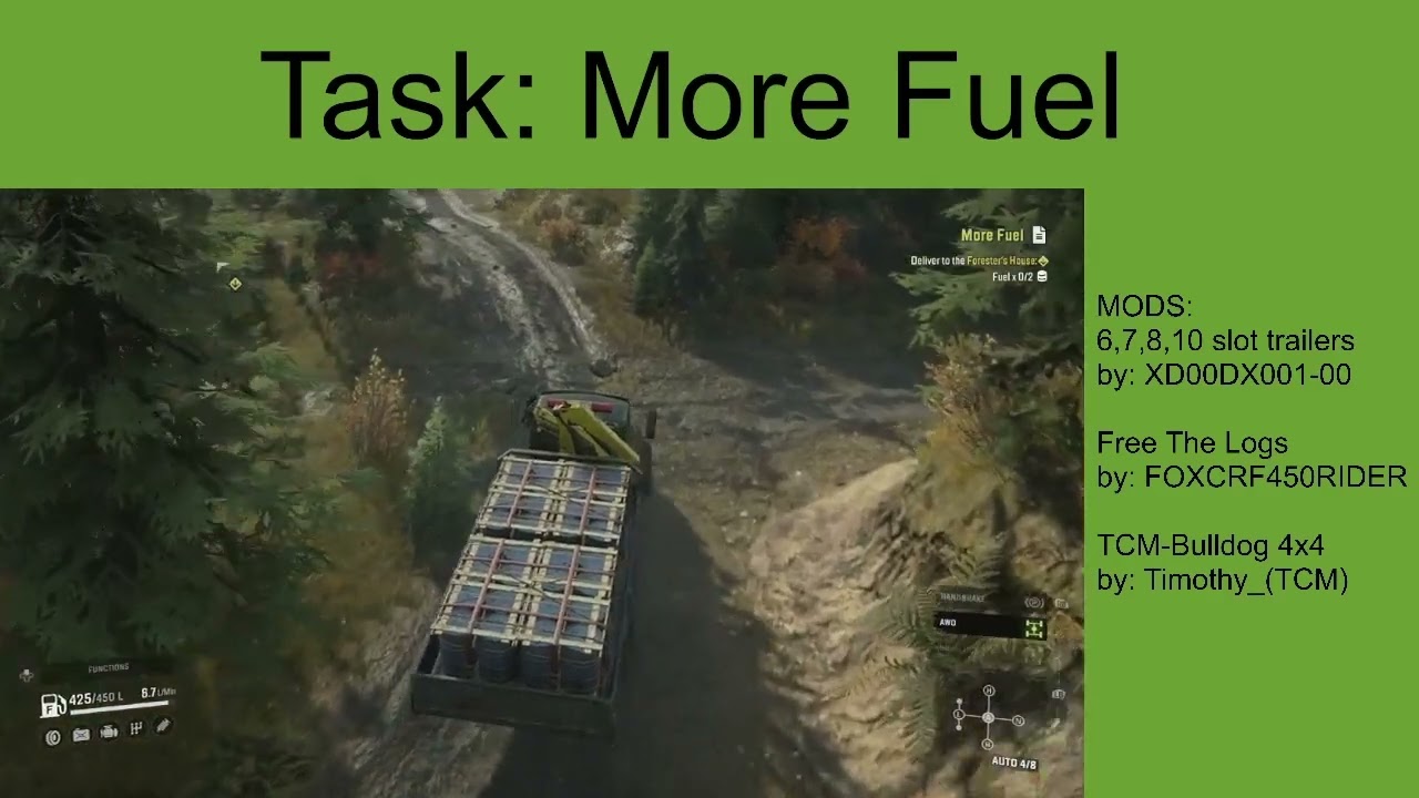 SnowRunner | NG+ | Michigan | Task: More Fuel (No Commentary)