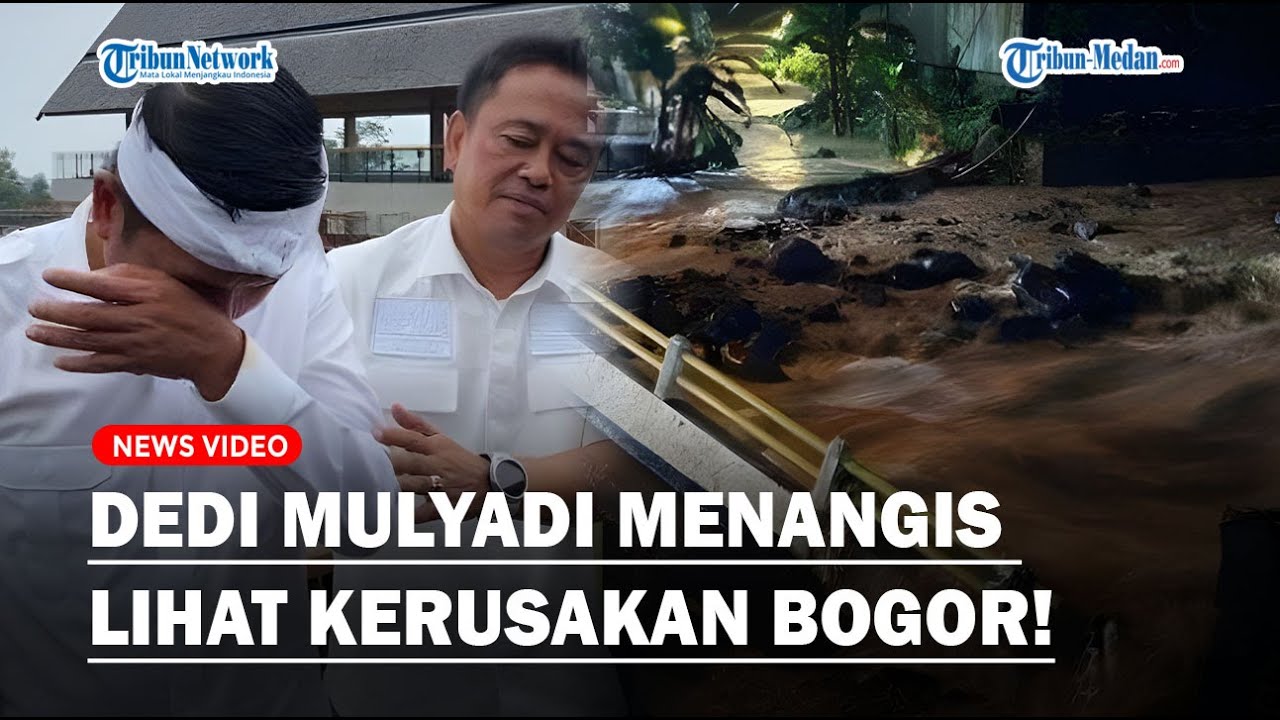 DEDI MULYADI MENANGIS Lihat Kerusakan Parah 'ALAM' di Puncak Bogor❓