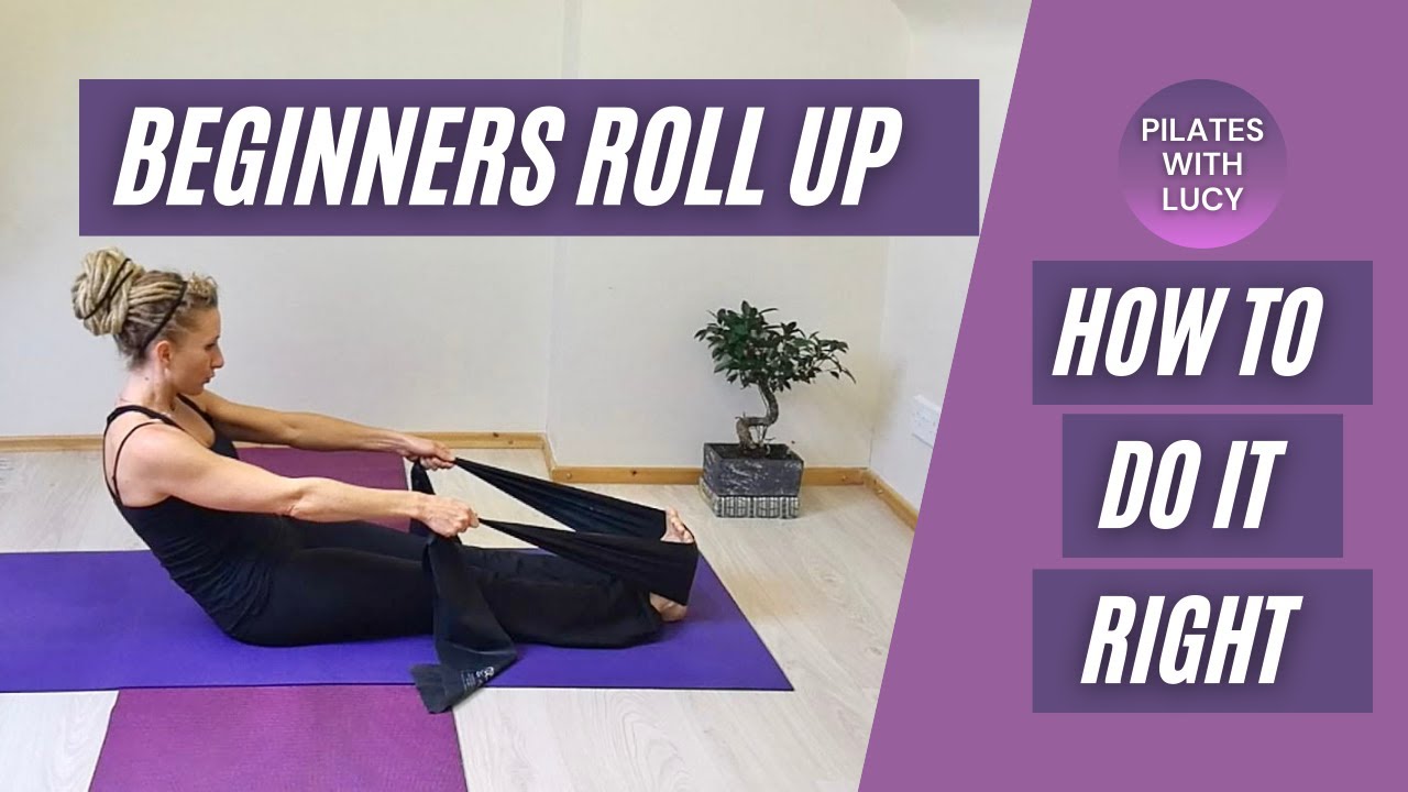 How to Do a Pilates Roll Up - Beginners Pilates