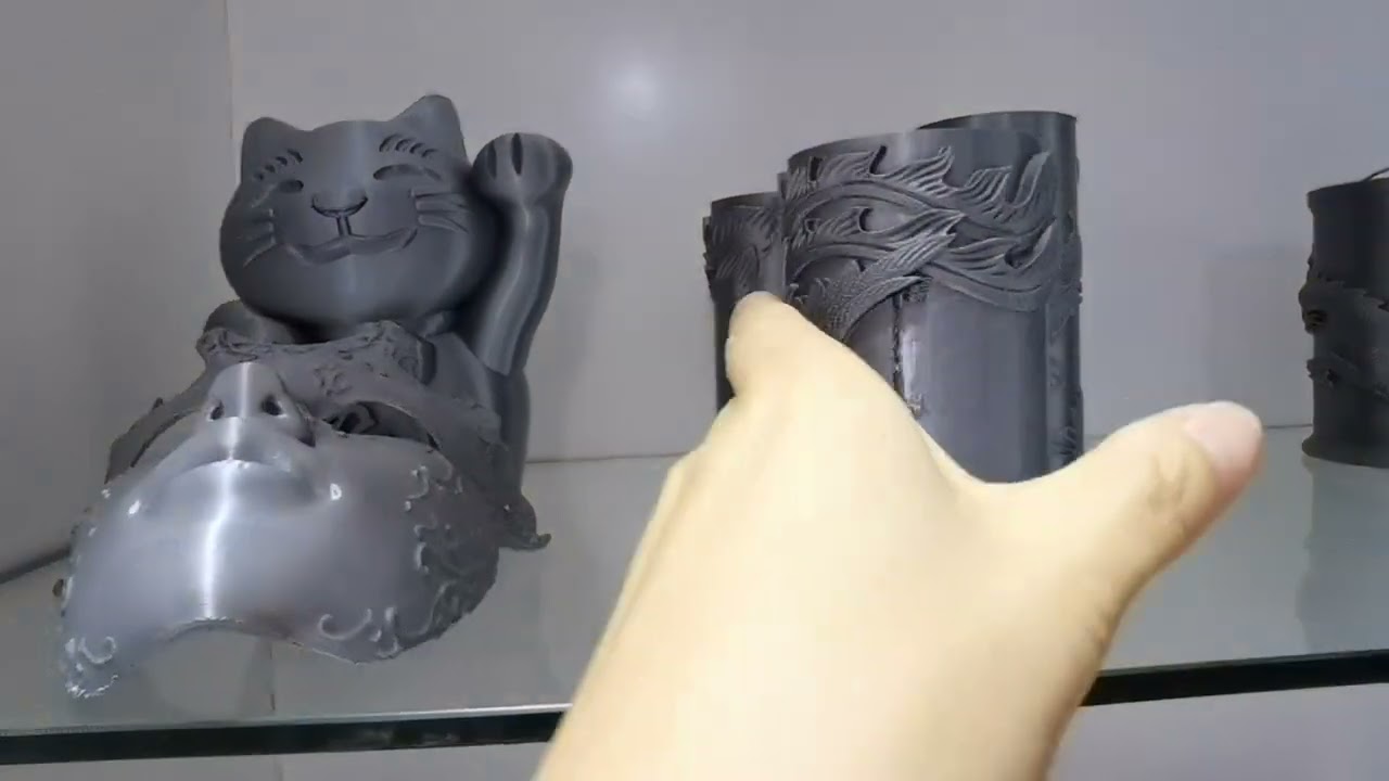 model made from CC3D printer filament