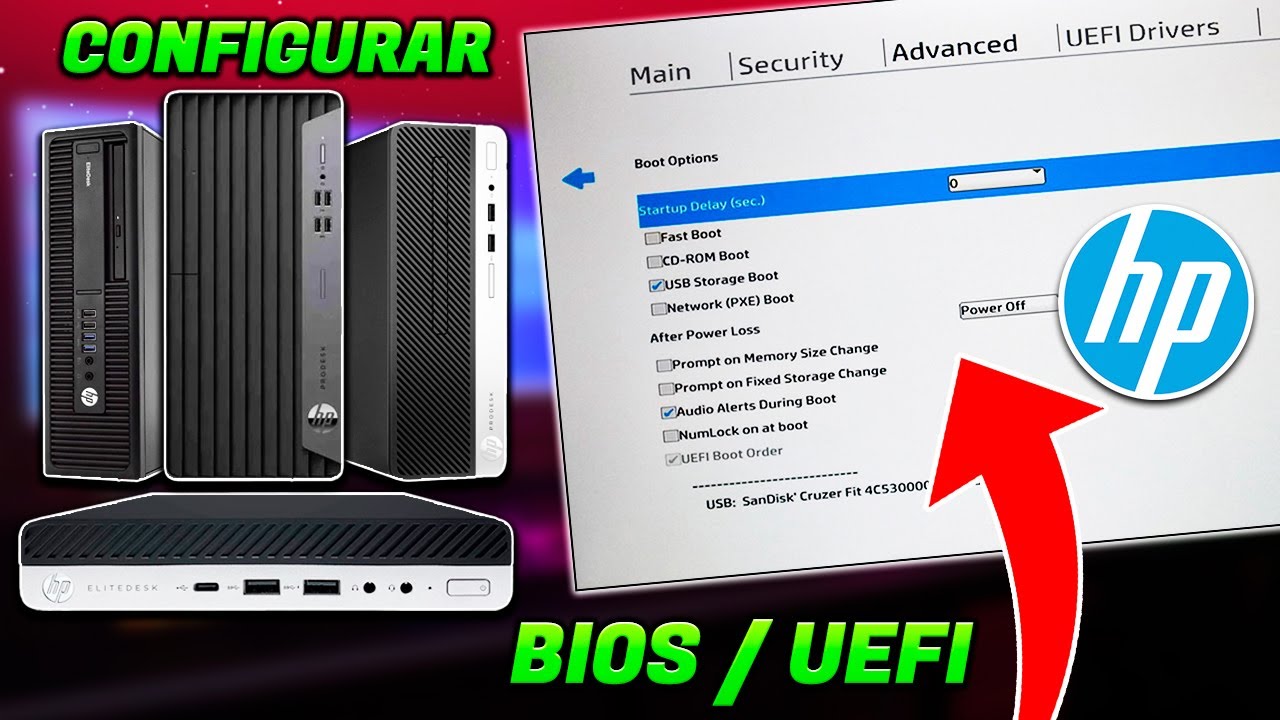 SOLUCION ✅ Como Entrar A La BIOS HP ProDesk Y Configurar El Arranque