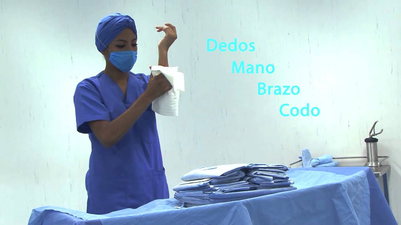 Técnica secado de manos