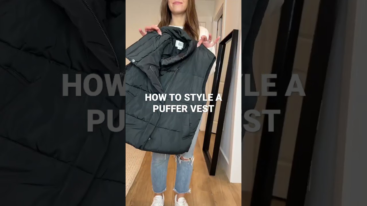 How to style a puffer vest this winter