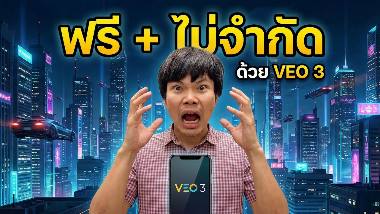ทำได้ไง ใช้ VEO 3 ทำคลิปฟรีไม่มีจำกัด บนมือถือเครื่องเดียว